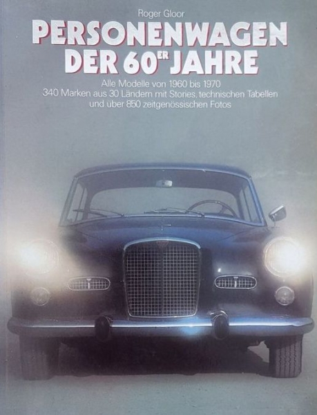 Gloor "Personenwagen - Klassische Wagen - Nachkriegswagen"  Automobile-History 1985 three volumes in slipcase (6672)